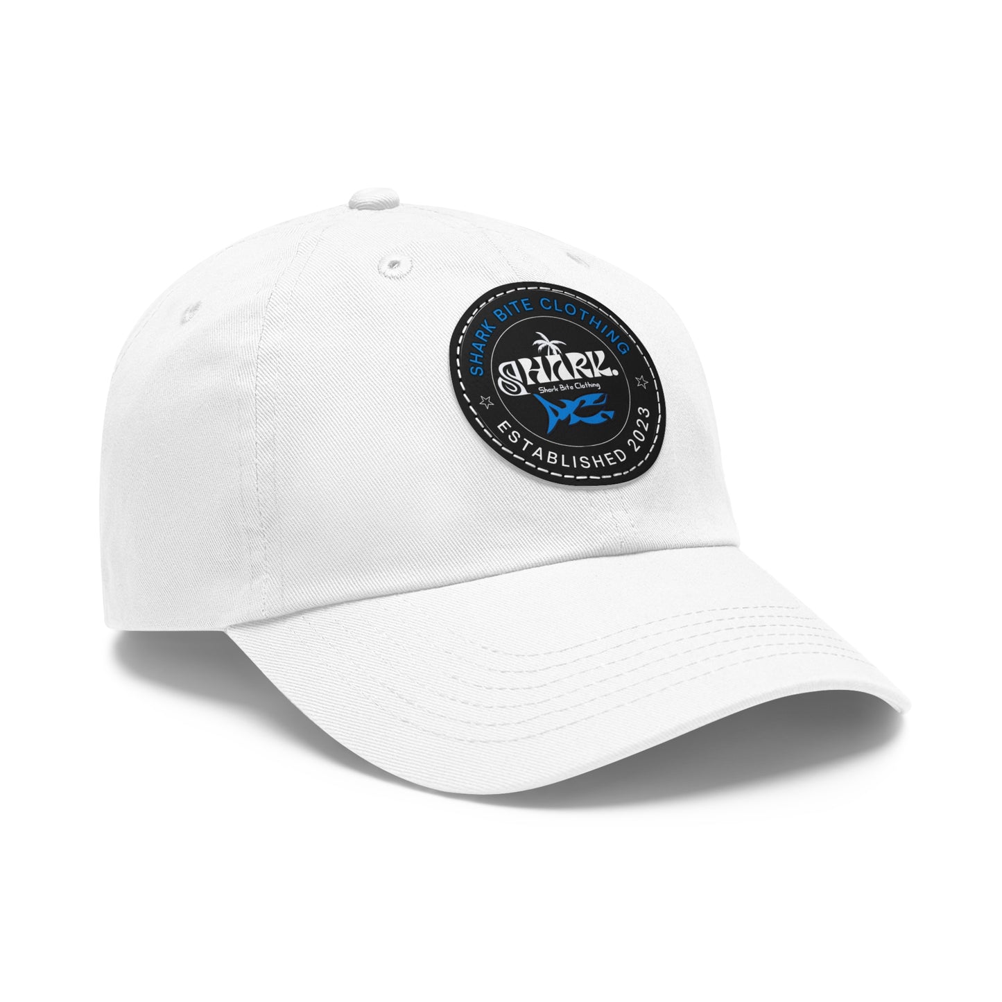 Shark - Hat with Leather Patch (Round)