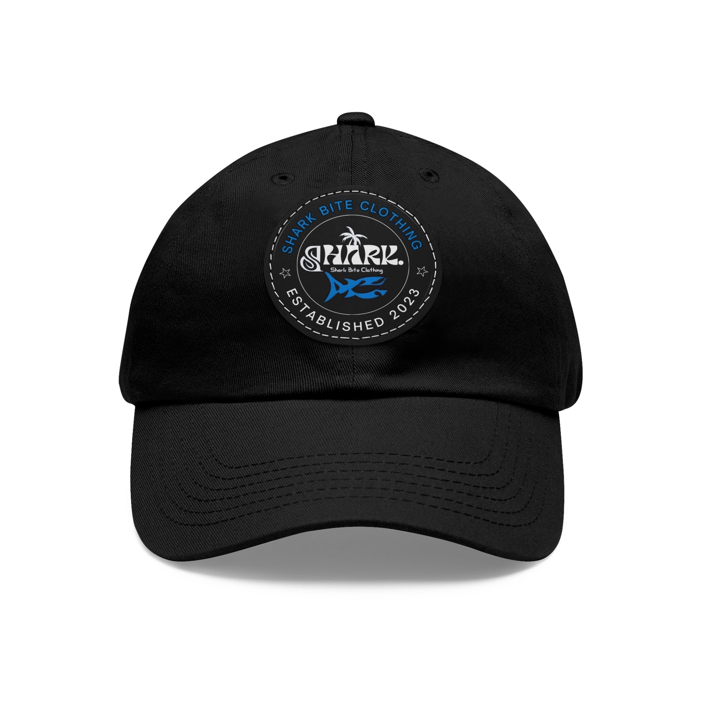 Shark - Hat with Leather Patch (Round)