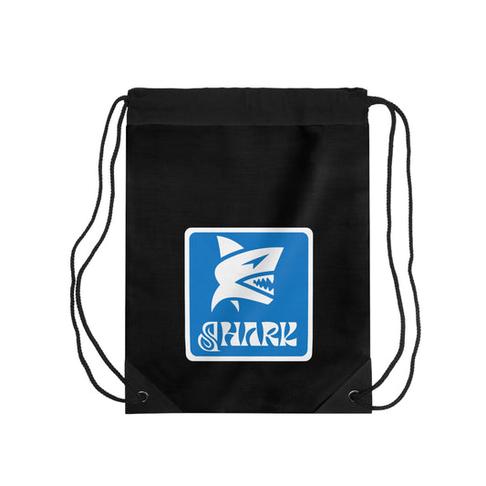 Mako  Drawstring Bag - Black