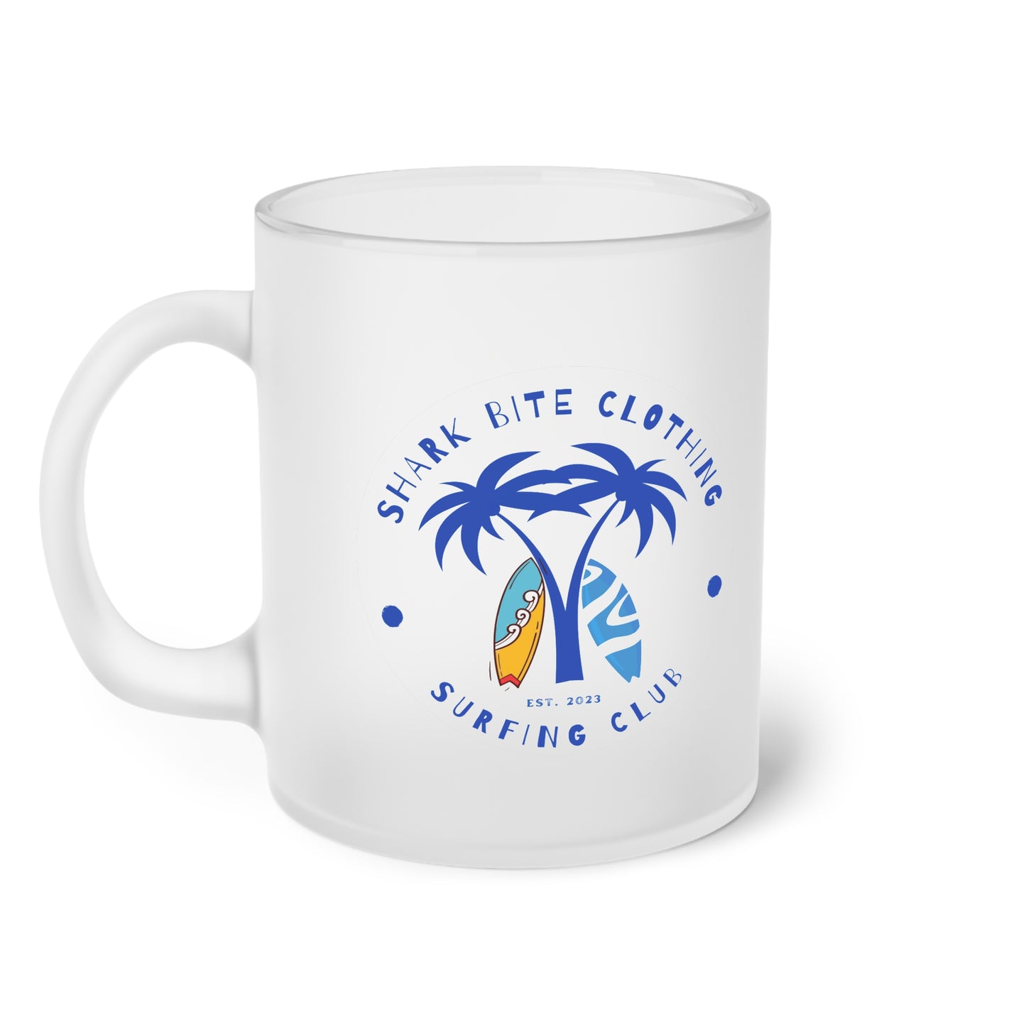 Surf Club - Frosted Glass Mug