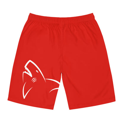 Bite Bash -  Men's Board Shorts -  Red