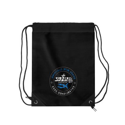 Surf Sleek  Drawstring Bag - Black