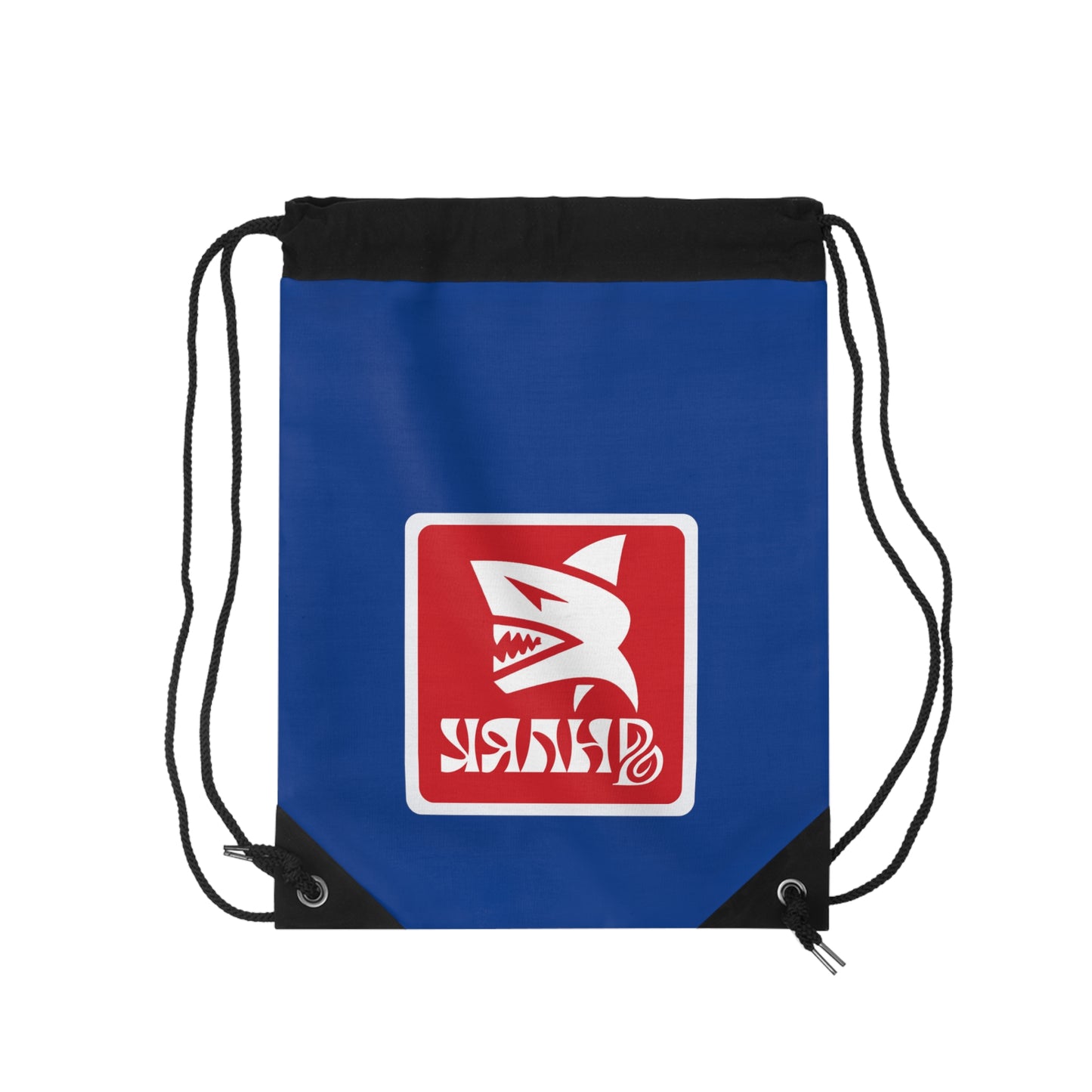 Mako  Drawstring Bag - Blue