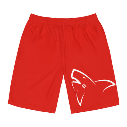 Bite Bash -  Men's Board Shorts -  Red