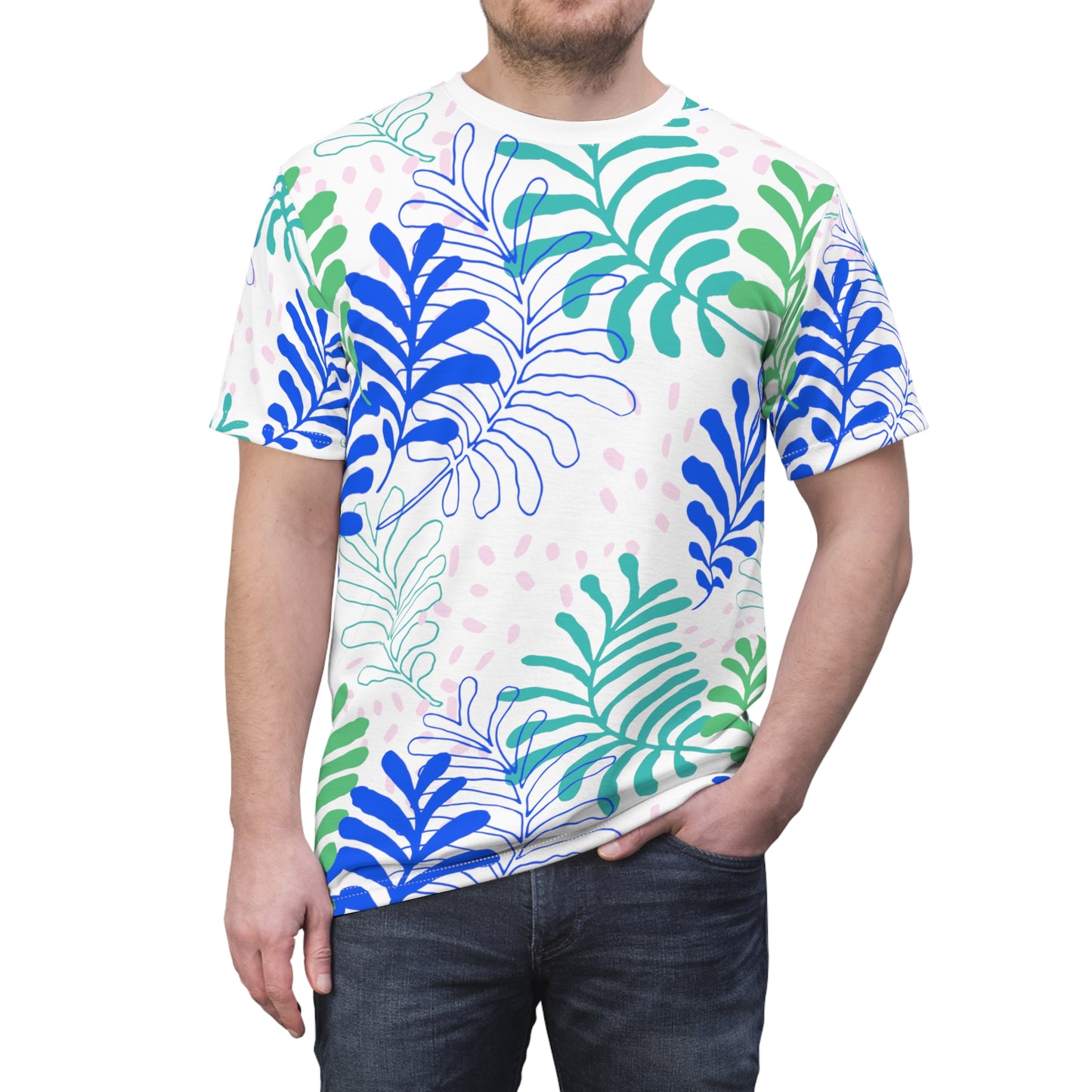 Men's Floral Print Tee - BGW