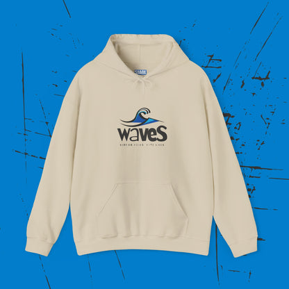 Waves -  Men's  Heavy Blend Hooded Sweatshirt