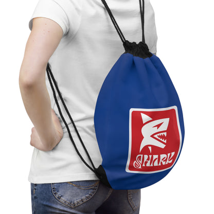 Mako  Drawstring Bag - Blue