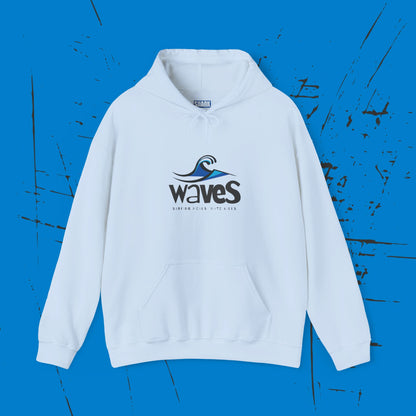 Waves -  Men's  Heavy Blend Hooded Sweatshirt