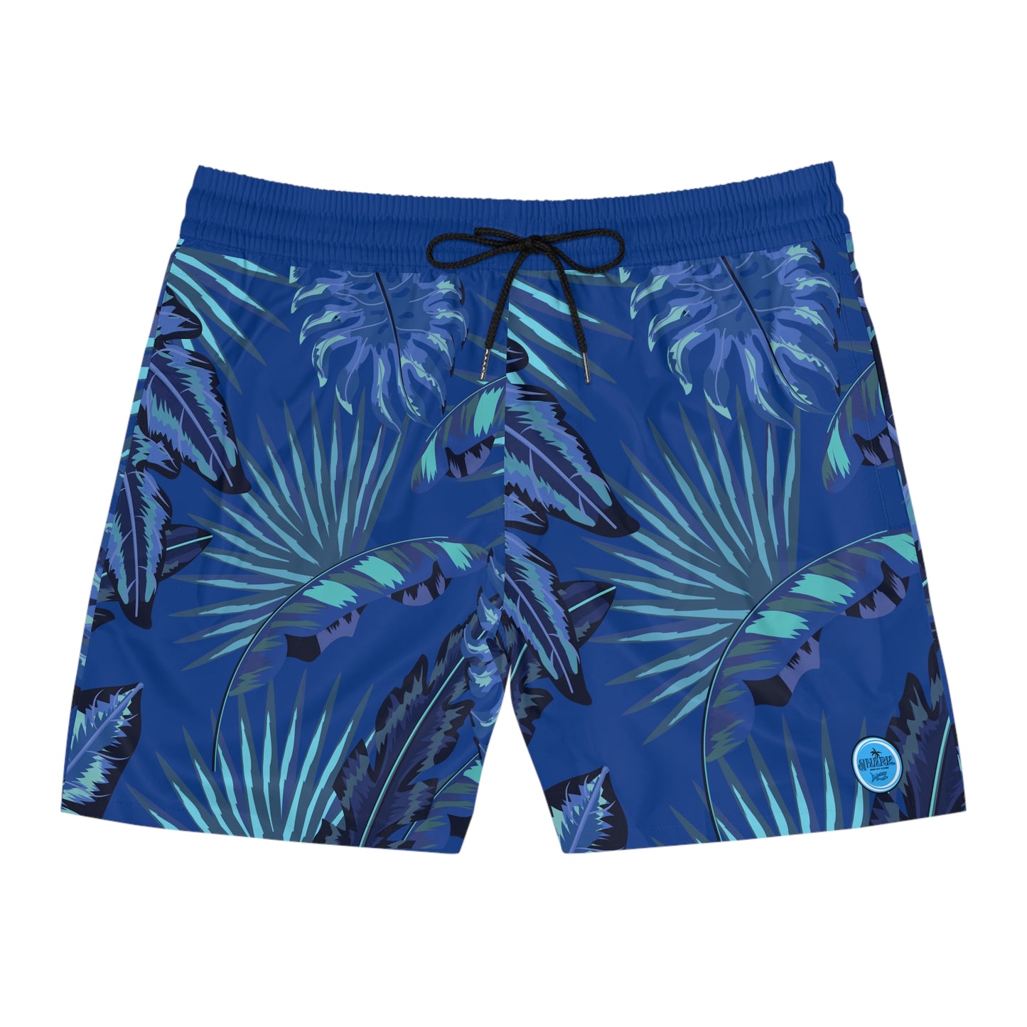 Surf Safari - Men's  Mid-Length Swim Shorts - Blue