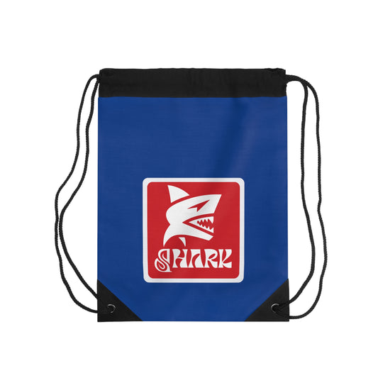 Mako  Drawstring Bag - Blue