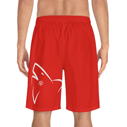 Bite Bash -  Men's Board Shorts -  Red